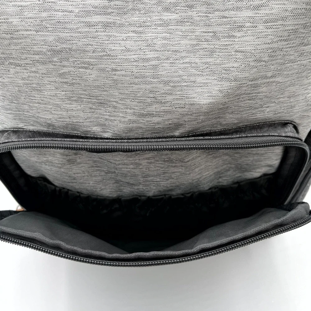 Eddie Bauer Cascade Backpack Wolf Slate Gray First Adventure Diaper Bag FLAWED